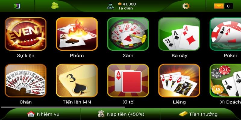 Game đánh bài online ngày càng hấp dẫn đông đảo bài thủ