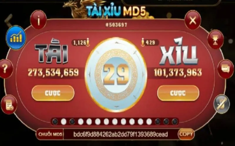 Hướng dẫn chơi tài xỉu MD5 Hit Club cơ bản