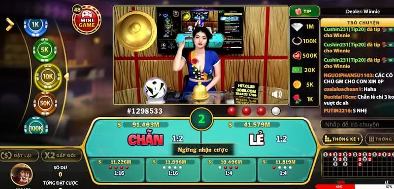 Hướng dẫn luật chơi Xóc đĩa livestream Hit Club