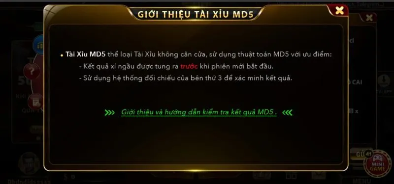 Các bước tham gia chơi tài xỉu MD5 Hit Club