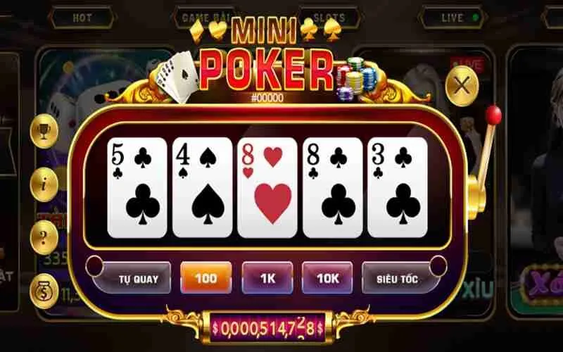 Sức hấp dẫn của game Mini Poker Hit Club